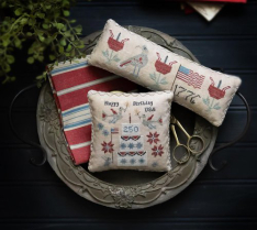 HAPPY BIRTHDAY, USA CROSS STITCH PATTERN